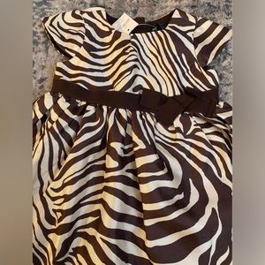 Baby Gap Zebra Dress- New! Size 6-12 Months